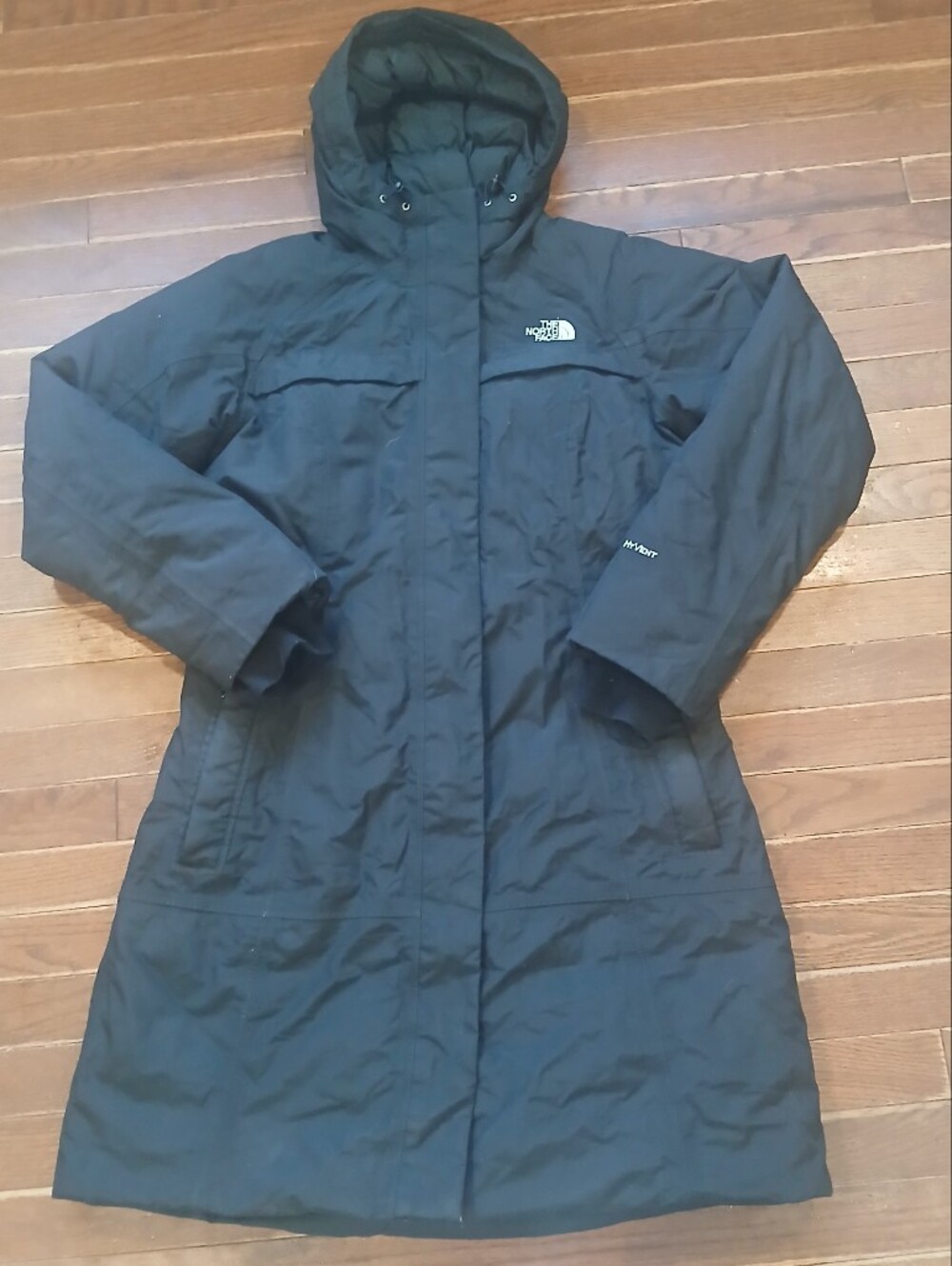 The North Face Womens HyVent Utility Multi Pocketed Winter Coat Parka Sz M